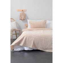 Alya Home Merinos Modern Line 3 Parça Çift Kişilik Battaniye Seti - 220X240 cm