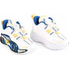 Çocuk Spor Ayakkabı Mekanizmalı Çevirmeli Bağcıklı Günlük Kullanım Sneaker