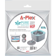 Soft-X A-Plex Pure Water Yeni Nesil Mop Yıkama Teknolojisi – 2 Ayrı Tanklı Pratik Temizlik Seti (Yedek Refill Mop)