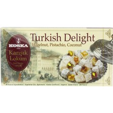 Karışık Türk Delight, Fındık ve Fistiğe 500 G