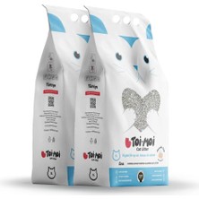 2'li Avantaj Paketi Topaklanan,tozsuz,hijyenik Marsilya Sabunlu Bentonit Kedi Kumu 2X5LT