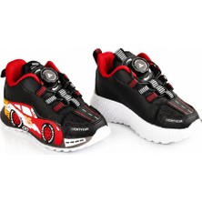 Çocuk Spor Ayakkabı Mekanizmalı Çevirmeli Bağcıklı Günlük Kullanım Sneaker