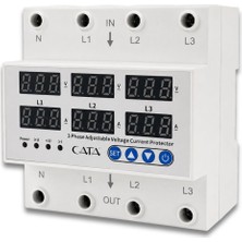 Cata CT-9199 Trifaze Akıllı Voltaj ve Akım Koruyucu