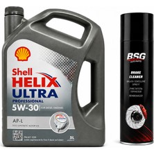Shell Helix Ultra Pro Apl 5W-30 5 Litre + Balata Spreyi 500 ml