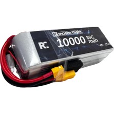 Masterflight 22,2V Li-Po Pil 10000MAH 80C 6s Lityum Polymer Batarya