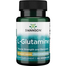 Swanson L-Glutamine Ajipure 500 Mg 60 Kapsül