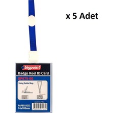 Bigpoint Yoyolu Kart Kabı Yatay 74X105MM x 5 Adet