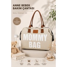 Disanuva Anne Bebek Bakım Çantası Mommy Bag Geniş Hacimli Çok Cepli Bebek Çantası Bebek Arabası Askılı