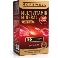 MOREWELL Multivitamin-Mineral For Women ( 20-50 Yaş ) 60 Tablet