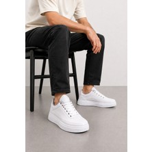 Ht Hotin Patara Erkek Bağcıklı Günlük Sneaker Spor Ayakkabı - Beyaz