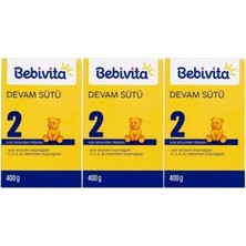 Bebivita Bebek Sütü 400 gr No:2 (6-12 Ay) 3'lü Set