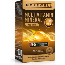 MOREWELL Multivitamin-Mineral For Men ( 20-50 Yaş ) 60 Tablet