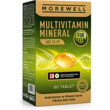 Morewell Multivitamin-Mineral For Teen ( 12-19 Yaş ) 60 Tablet