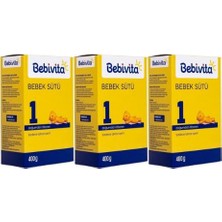 Bebivita Bebek Sütü 400GR No:1 (0-6 Ay) Doğumdan Itibaren (3'lü Set)
