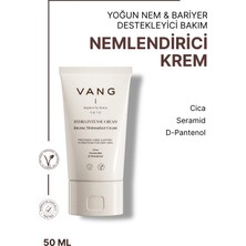 Vang Su Bazlı Nemlendirici Yüz Kremi, Kuru Ciltler İçin Yoğun Nemlendirici & Bariyer Destekleyici, Hyaluronik Asit, Ceramide, Cica 50 ml