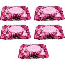 5 Paket Red Rose Islak Havlu Mendil 90 Adet Kapaklı Gül Kokulu