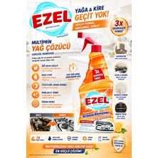 Ezel Multiprin Güçlü Yağ Çözücü Sprey Mutfak Ocak Fırın Davlumbaz Izgara Temizleyici - 750 ml