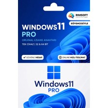 Rimsoft WINDOWS11 Pro Key Oem Online Lisans Anahatarı