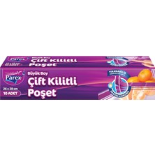 Çift Kilitli Buzdolabı Poşeti Büyük Boy