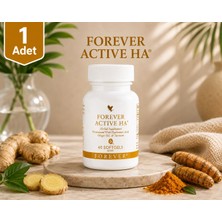 Forever Living Products Active HA Hyaluronic Acid Zencefil ve Zerdeçal İçeren Takviye Edici Gıda 60 Softgel