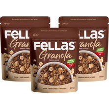 Fellas Granola Fındık & Kakao 200GR X3