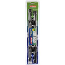 Carub Makaralı Otomatik Güneşlik 2 Li Siyah 36x54 cm BR4955702 Aracınız İçin Kullanışlı Koruma
