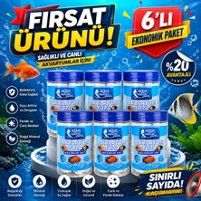 Aqua Magic Akvaryum Tuzu 6'lı Fırsat Paketi | Balıklar İçin Akvaryum Su Bakım ve Mineral Desteği