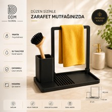 Ddm Global Mutfak Lavabo Düzenleyici Organizer | Sünger, Fırça ve Bez Tutucu