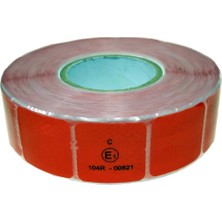 Nyf Fosfor Bant Parçalı Reflektiv 5,1 cm x 50 mt Kırmızı (E Belgeli) BX14 069