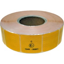 Nyf Fosfor Bant Parçalı Reflektiv 5,1 cm x 50 mt Sarı (E Belgeli) BX14 068