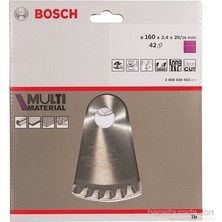 Esranın Dünyası Çoklu Malzeme Için Daire Testere Bıçağı, 160 x 20/16 x 2,4 mm