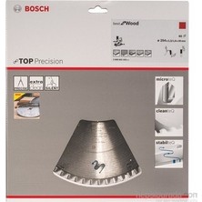 Esranın Dünyası Hassas Kesim Için Daire Testere Bıçağı, 254 x 30 x 2.3 mm Ölçüleriyle Keskin