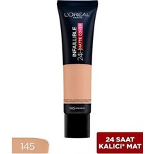 Esranın Dünyası L'oreal Infaillible Matte Cover Fondöten  - 145   Beige