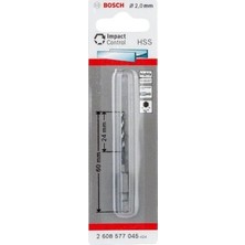 Esranın Dünyası 2,0 mm x 60 mm Hss Matkap Ucu, Metal Delme Için