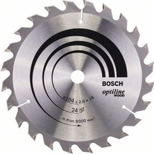 Esranın Dünyası Ahşap Kesimi Için 184 x 16 mm 24 Dişli Kesici Disk