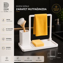Ddm Global Mutfak Lavabo Düzenleyici Organizer | Sünger, Fırça ve Bez Tutucu