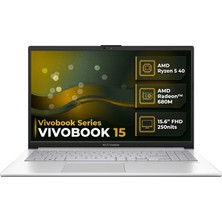 Asus Vivobook 15 Amd Ryzen 5 40 8gb 512GB SSD 15.6" Fhd Windows 11 Pro Laptop, Notebook E1504FA-BQ4891 002