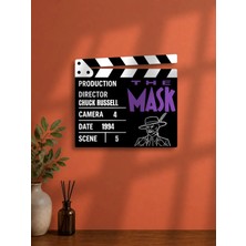 Gişe Arts Duvar Dekoru / Klaket Tablo (Siyah) - The Mask (Maske)
