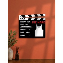 Gişe Arts Duvar Dekoru / Klaket Tablo (Siyah) - Die Hard (Zor Ölüm)
