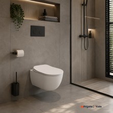 Kale Zero 2.0 Kanalsız Asma Klozet + Ultra Slim Yavaş Kapanan Klozet Kapağı