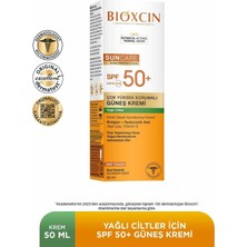 Bioxcin Sun Care Çok Yüksek Korumalı Yağlı Ciltler için Güneş Kremi Spf 50+ 50 ml