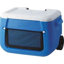 Coleman Poly-Lıte Wheeled Mesh 50QT Tekerlekli Soğutucu Buzluk 47,3l