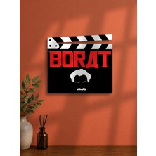Gişe Arts Duvar Dekoru / Klaket Tablo (Siyah) - Borat Versiyon 2