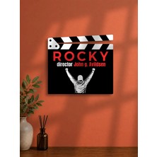 Gişe Arts Duvar Dekoru / Klaket Tablo (Siyah) - Rocky V2