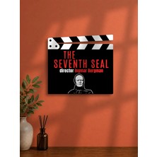Gişe Arts Duvar Dekoru / Klaket Tablo (Siyah) - Yedinci Mühür (The Seventh Seal) V2