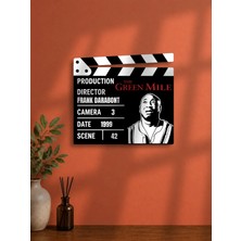 Gişe Arts Duvar Dekoru / Klaket Tablo (Siyah) - The Green Mile (Yeşil Yol)