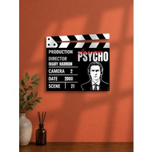 Gişe Arts Duvar Dekoru / Klaket Tablo (Siyah) - American Psycho (Amerikan Sapığı)