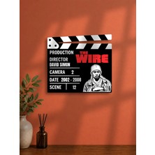 Gişe Arts Duvar Dekoru / Klaket Tablo (Siyah) - The Wire