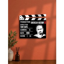 Gişe Arts Duvar Dekoru / Klaket Tablo (Siyah) - American History x
