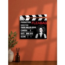 Gişe Arts Duvar Dekoru / Klaket Tablo (Siyah) - Fleabag